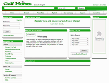 Tablet Screenshot of en.gulf-horses.com